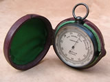 Late 19th century pocket barometer & altimeter by Dollond